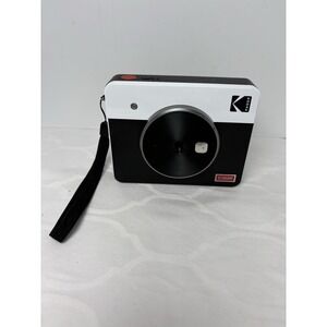 Kodak C300R Mini Shot 3 Instant 2 in 1 Camera Retro Powers On Black White